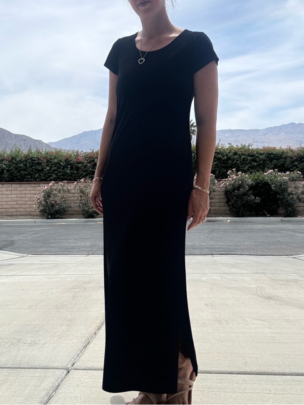 Vintage Velvet Maxi Dress